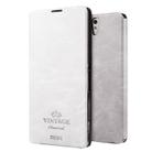 MOFI VINTAGE for Sony Xperia C5 Ultra Crazy Horse Texture Horizontal Flip Leather Case with Card Slot & Holder(White) - 1