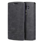 MOFI VINTAGE for LG G4 Crazy Horse Texture Horizontal Flip Leather Case with Card Slot & Holder(Black) - 1