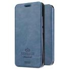 MOFI VINTAGE for Meizu M5 Crazy Horse Texture Horizontal Flip Leather Case with Card Slot & Holder(Dark Blue) - 1