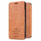 MOFI VINTAGE for Meizu M5 Crazy Horse Texture Horizontal Flip Leather Case with Card Slot & Holder(Brown) - 1