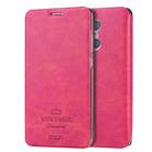 MOFI for  VINTAGE Xiaomi Redmi Pro Crazy Horse Texture Horizontal Flip Leather Case with Card Slot & Holder(Magenta) - 1