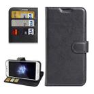 For DOOGEE X9 Litchi Texture Horizontal Flip Leather Case with Holder & Card Slots & Wallet (Black) - 1