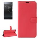 For Sony Xperia XZ Premium Litchi Texture Horizontal Flip Leather Case with Holder & Card Slots & Wallet(Red) - 1