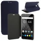 OCUBE for OUKITEL U22 (MPH1798) Spring Texture Horizontal Flip Leather Case with Holder (Dark Blue) - 1