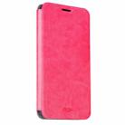 MOFI for  Huawei P9 Plus Crazy Horse Texture Horizontal Flip Leather Case with Holder(Magenta) - 1