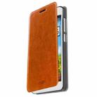 MOFI for  Xiaomi Redmi Note 2 Crazy Horse Texture Horizontal Flip Leather Case with Holder(Brown) - 1