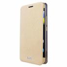 MOFI for  Huawei Enjoy 5s Crazy Horse Texture Horizontal Flip Leather Case with Holder(Gold) - 1
