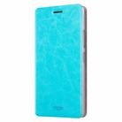 MOFI for Lenovo K6 Crazy Horse Texture Horizontal Flip Leather Case with Holder (Blue) - 1