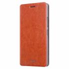 MOFI for Lenovo K6 Crazy Horse Texture Horizontal Flip Leather Case with Holder (Brown) - 1