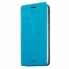 MOFI for  Huawei Honor 8 Crazy Horse Texture Horizontal Flip Leather Case with Holder(Blue) - 1