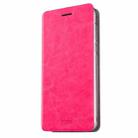 MOFI for  Huawei Honor 8 Crazy Horse Texture Horizontal Flip Leather Case with Holder(Magenta) - 1