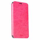 MOFI for  Huawei Honor 5A Crazy Horse Texture Horizontal Flip Leather Case with Holder(Magenta) - 1