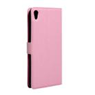 For Sony Xperia XA Ultra Litchi Texture Horizontal Flip Leather Case with Magnetic Buckle & Holder & Card Slots & Wallet(Pink) - 3