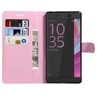 For Sony Xperia XA Ultra Litchi Texture Horizontal Flip Leather Case with Magnetic Buckle & Holder & Card Slots & Wallet(Pink) - 5