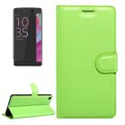 For Sony Xperia XA Ultra Litchi Texture Horizontal Flip Leather Case with Magnetic Buckle & Holder & Card Slots & Wallet(Green) - 1