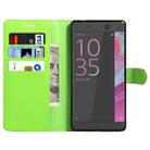 For Sony Xperia XA Ultra Litchi Texture Horizontal Flip Leather Case with Magnetic Buckle & Holder & Card Slots & Wallet(Green) - 5