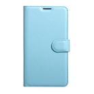 For Sony Xperia XA Ultra Litchi Texture Horizontal Flip Leather Case with Magnetic Buckle & Holder & Card Slots & Wallet(Blue) - 2