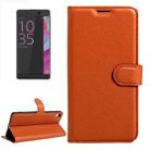 For Sony Xperia XA Ultra Litchi Texture Horizontal Flip Leather Case with Magnetic Buckle & Holder & Card Slots & Wallet(Brown) - 1