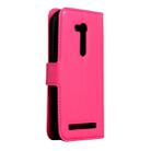 For Asus ZenFone GO / ZB452KG Litchi Texture Horizontal Flip Leather Case with Magnetic Buckle & Holder & Card Slots & Wallet(Magenta) - 3