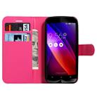 For Asus ZenFone GO / ZB452KG Litchi Texture Horizontal Flip Leather Case with Magnetic Buckle & Holder & Card Slots & Wallet(Magenta) - 5