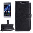 For BLU Energy X Litchi Texture Horizontal Flip Leather Case with Magnetic Buckle & Holder & Card Slots & Wallet(Black) - 1