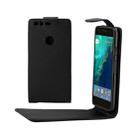 For Google Pixel Ordinary Texture Vertical Flip Leather Case (Black) - 1