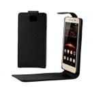 For Huawei  Y5 II / Y5II Ordinary Texture Vertical Flip Leather Case(Black) - 1