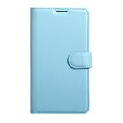 For OPPO  R9s Plus Litchi Texture Horizontal Flip Leather Case with Magnetic Buckle & Holder & Card Slots & Wallet(Blue) - 2