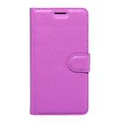 For OPPO  R9s Plus Litchi Texture Horizontal Flip Leather Case with Magnetic Buckle & Holder & Card Slots & Wallet(Purple) - 2