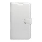 For OPPO  R9s Plus Litchi Texture Horizontal Flip Leather Case with Magnetic Buckle & Holder & Card Slots & Wallet(White) - 2
