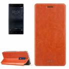 MOFI for Nokia 5 Crazy Horse Texture Horizontal Flip Leather Case with Holder(Brown) - 1