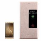 For Huawei  P9 Horizontal Flip Leather Case with Touch Call Display ID & Sleep / Wake-up Function(Gold) - 1