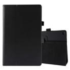 For Amazon Fire HD 10 (2017) Litchi Texture Horizontal Flip Leather Case with Holder(Black) - 1