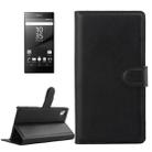 For Sony Xperia Z5 Litchi Texture Horizontal Flip Leather Case with Holder & Card Slots & Wallet(Black) - 1