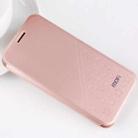 MOFI for  Meizu M6 / Meilan 6 PU Five-pointed Star Pattern Horizontal Flip Leather Case with Holder (Rose Gold) - 1