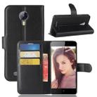 For LEAGOO Z5 lite (MPH0366) Litchi Texture Horizontal Flip Leather Case with Holder & Card Slots & Wallet(Black) - 1