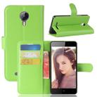 For LEAGOO Z5 lite (MPH0366) Litchi Texture Horizontal Flip Leather Case with Holder & Card Slots & Wallet(Green) - 1