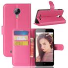 For LEAGOO Z5 lite (MPH0366) Litchi Texture Horizontal Flip Leather Case with Holder & Card Slots & Wallet(Magenta) - 1