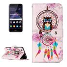 For Huawei  P8 Lite (2017) Gloss Oil Embossed Bells Owl Pattern Horizontal Flip Leather Case with Holder & Card Slots & Wallet & Photo Frame - 1