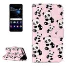 For Huawei  P10 Gloss Oil Embossed Panda Pattern Horizontal Flip Leather Case with Holder & Card Slots & Wallet & Photo Frame - 1