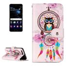 For Huawei  P10 Gloss Oil Embossed Bells Owl Pattern Horizontal Flip Leather Case with Holder & Card Slots & Wallet & Photo Frame - 1