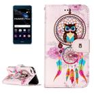 For Huawei  P10 Lite Gloss Oil Embossed Bells Owl Pattern Horizontal Flip Leather Case with Holder & Card Slots & Wallet & Photo Frame - 1