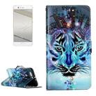 For Huawei  P10 Plus Gloss Oil Embossed Wolf Pattern Horizontal Flip Leather Case with Holder & Card Slots & Wallet & Photo Frame - 1