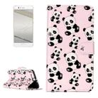 For Huawei  P10 Plus Gloss Oil Embossed Panda Pattern Horizontal Flip Leather Case with Holder & Card Slots & Wallet & Photo Frame - 1