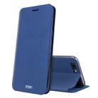 MOFI for OPPO R11 Plus Frosted Texture Horizontal Flip Leather Case with Holder(Dark Blue) - 1