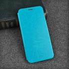 MOFI for  Huawei Honor 7X Crazy Horse Texture Horizontal Flip Shockproof Protective Leather Case with Holder (Blue) - 1