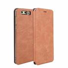 MOFI for  Huawei Honor 9  Horizontal Flip Leather Case with Card Slots and Holder(Brown) - 1