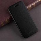 MOFI for  Huawei Honor Play 6 Crazy Horse Texture Horizontal Flip Shockproof Protective Leather Case with Holder (Black) - 1