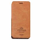 MOFI for  VINTAGE Huawei Honor V9 Crazy Horse Texture Horizontal Flip Leather Case with Card Slot & Holder (Brown) - 1