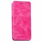 MOFI for  VINTAGE Huawei P10 Crazy Horse Texture Horizontal Flip Leather Case with Card Slot & Holder (Magenta) - 1